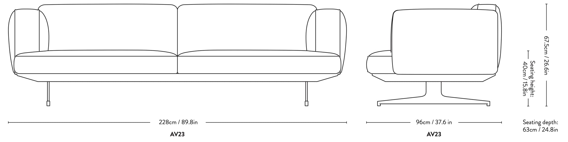 Inland Sofa & Lounge Chair  &Tradition  Anderssen & Voll, 2022 