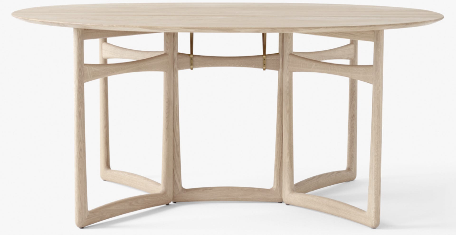 Drop Leaf Foldable dining table  &Tradition  Hvidt & Mølgaard, 1956 