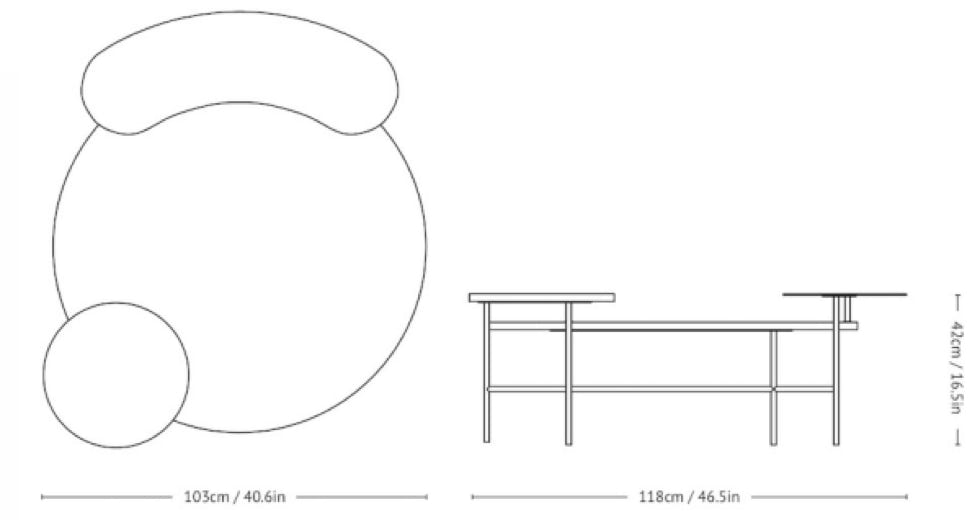 Tables basses Palette JH7 & JH25 