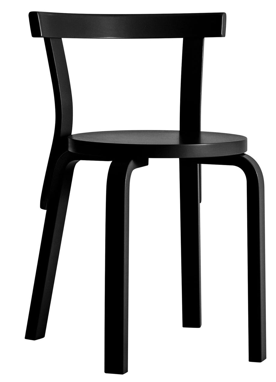 Chaise 68 Alvar Aalto, 1935 – assise non rembourrée 