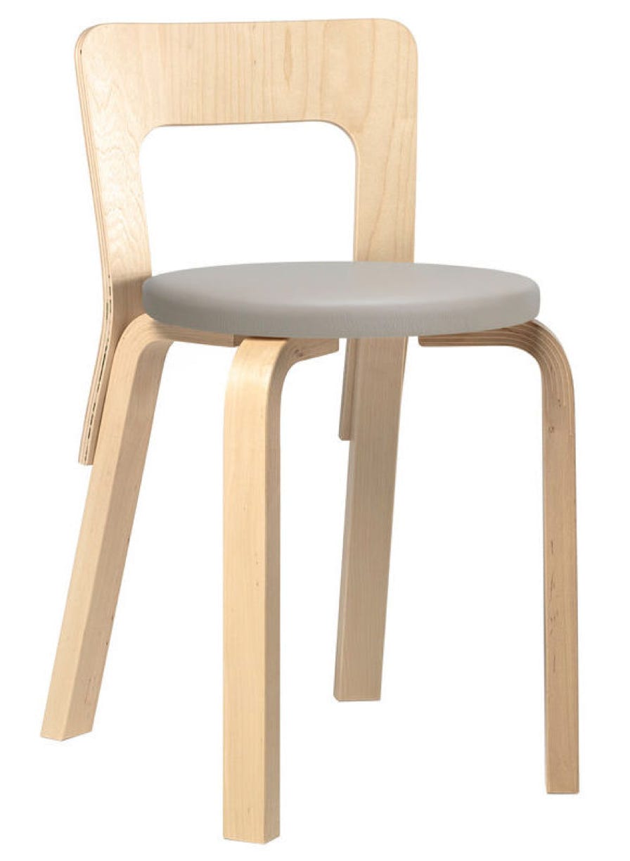 Chair 65 Alvar Aalto, 1935 