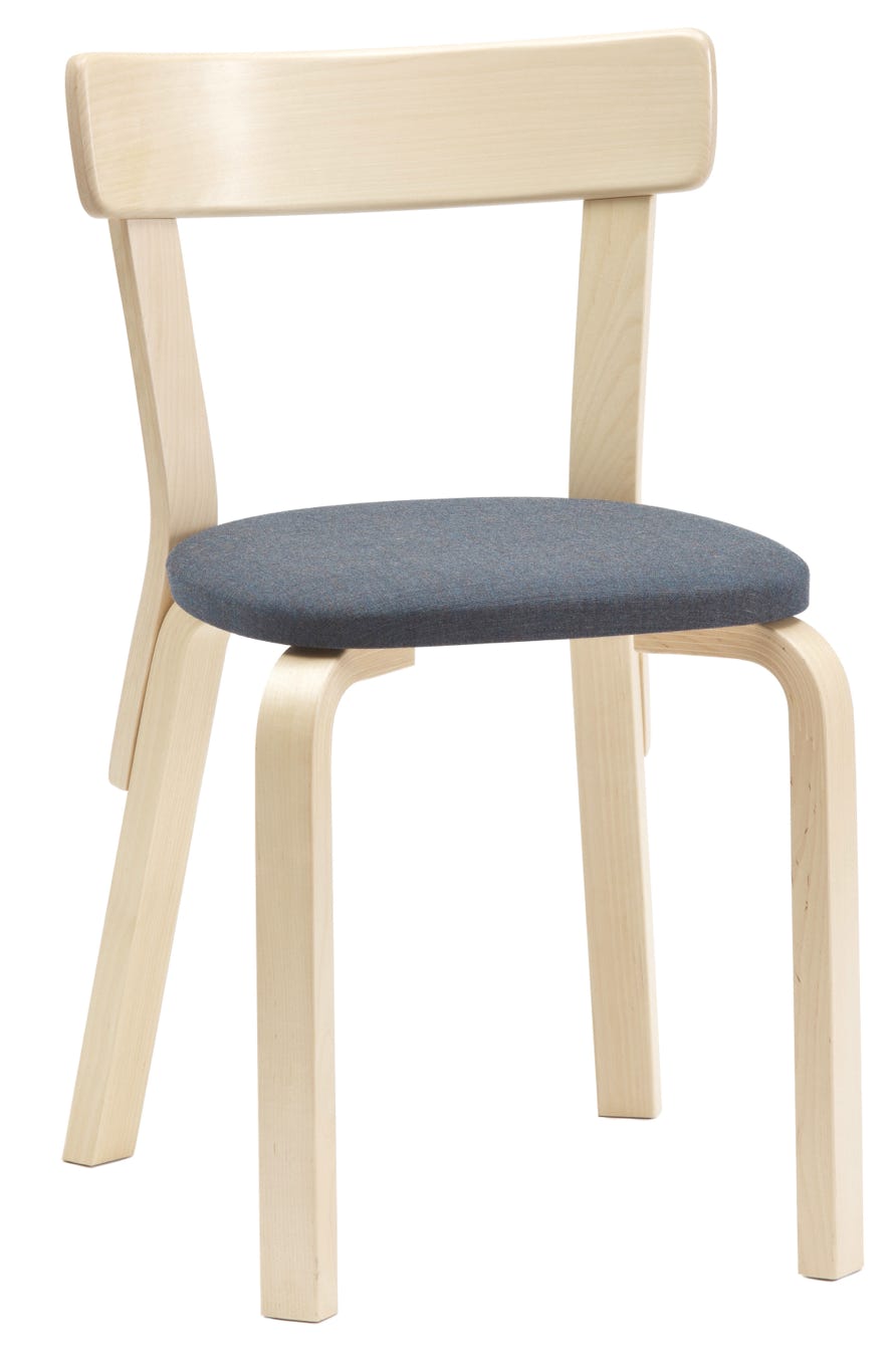 Chair 69 Alvar Aalto, 1935 – upholstered seat 