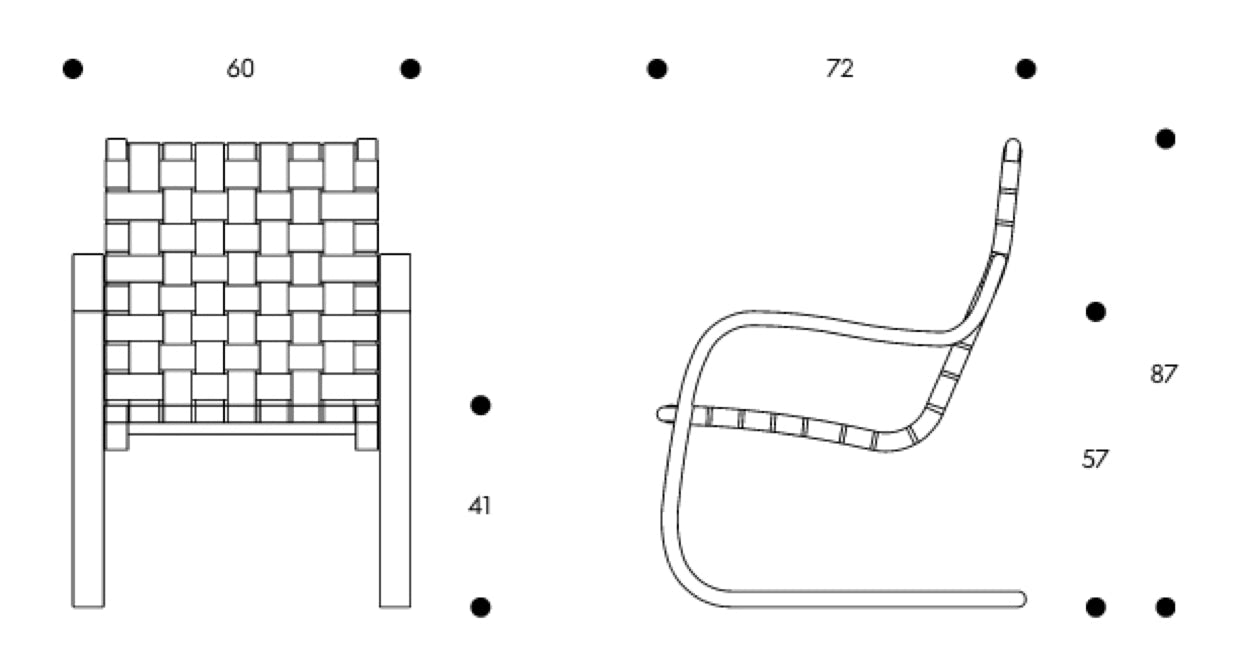 Armchair 406 Alvar Aalto, 1939 