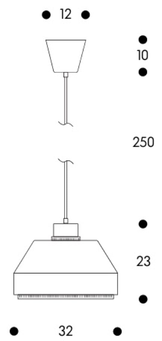 AMA500 Pendant Light Aino Aalto, 1941