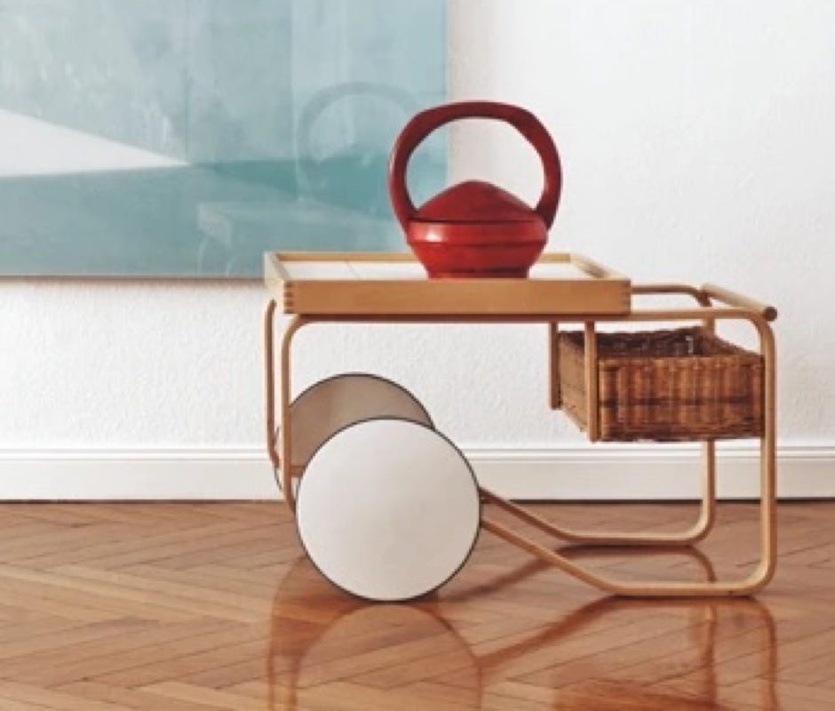 Tea Trolley 900 Alvar Aalto, 1936 Artek