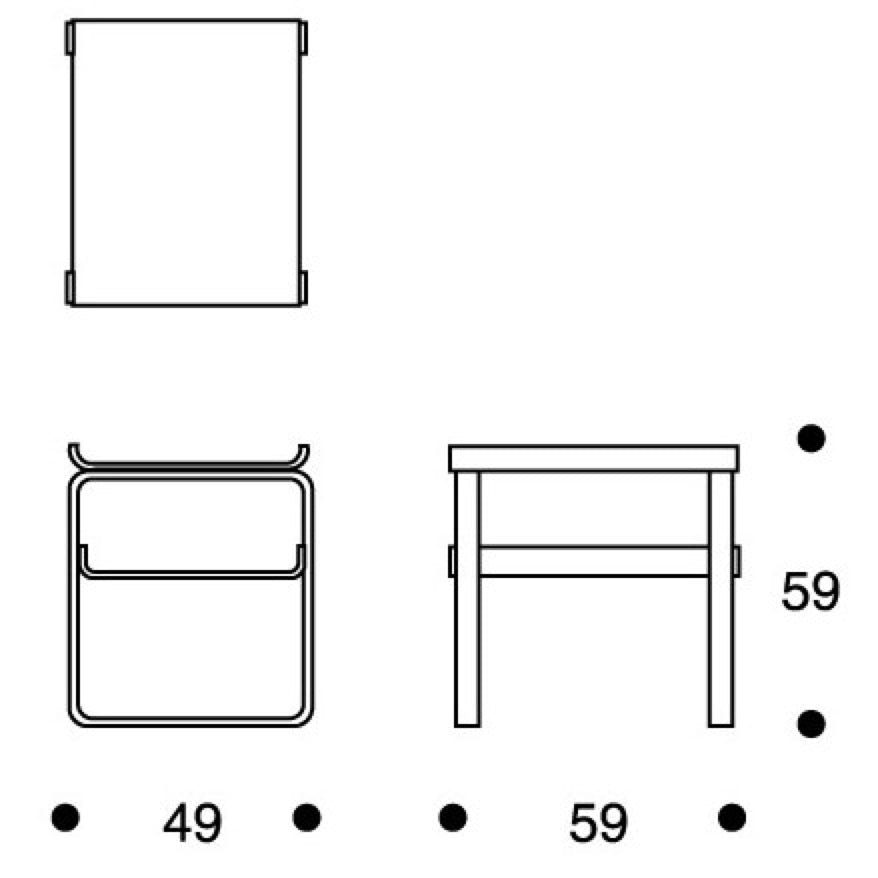 915 side table Alvar Aalto 