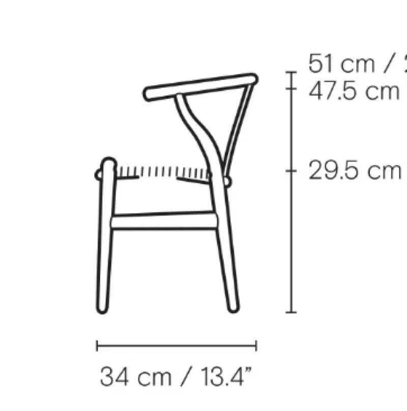 Chaise Wishbone  CH24 anniversaire Carl Hansen & Søn