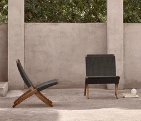 Cuba chair MG501 outdoor Morten Gøttler, 1997 Carl Hansen & Søn