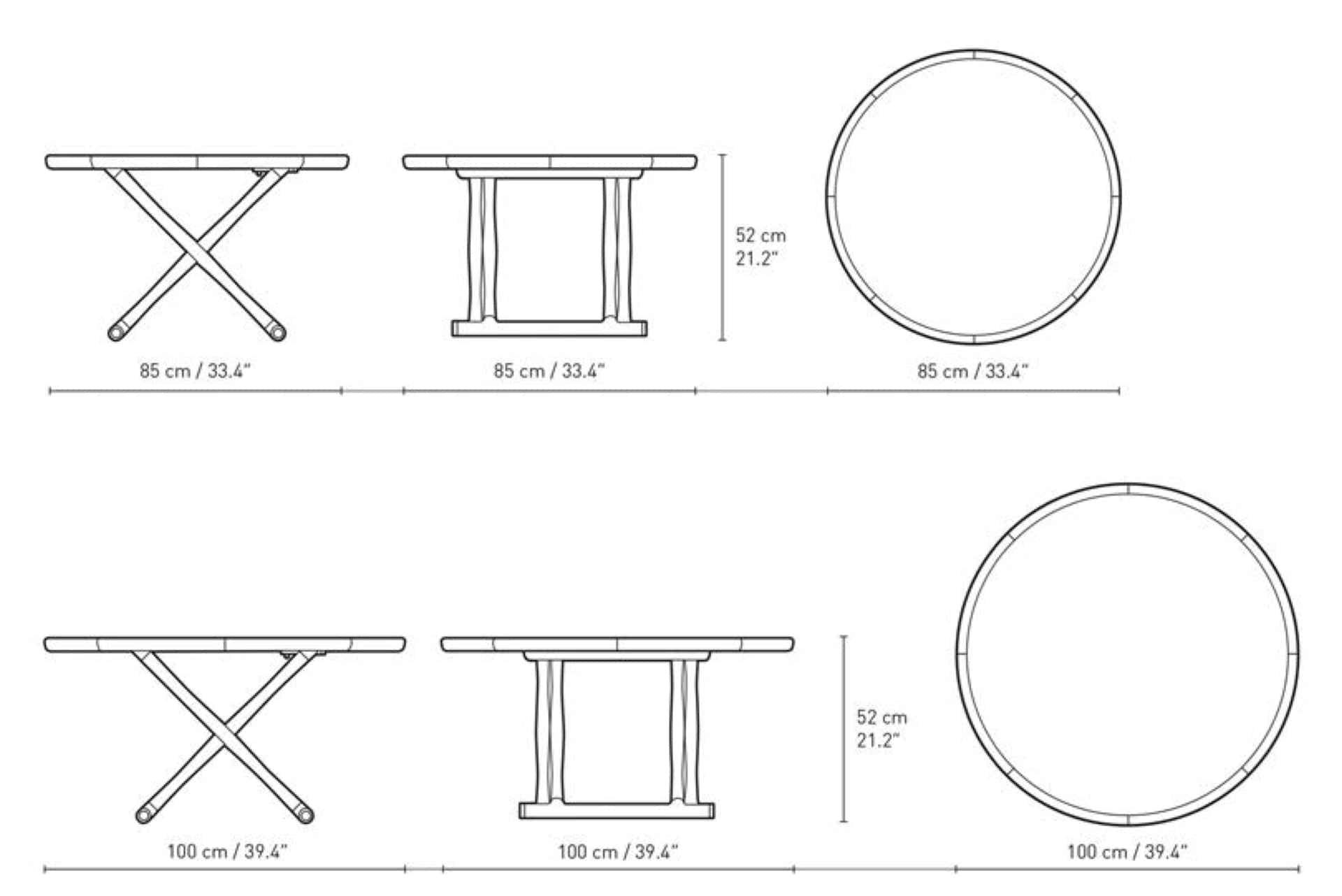 ML10097 Egyptian Coffee Table  Carl Hansen & Søn  Mogens Lassen, 1940