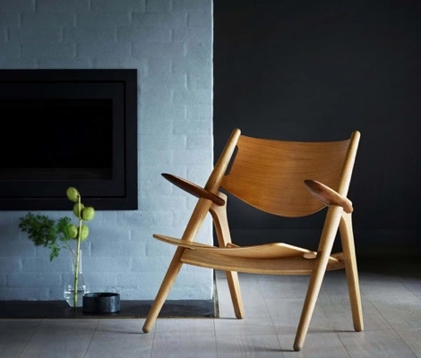 fauteuil CH28, assise bois Hans J. Wegner, 1951 Carl Hansen & Søn