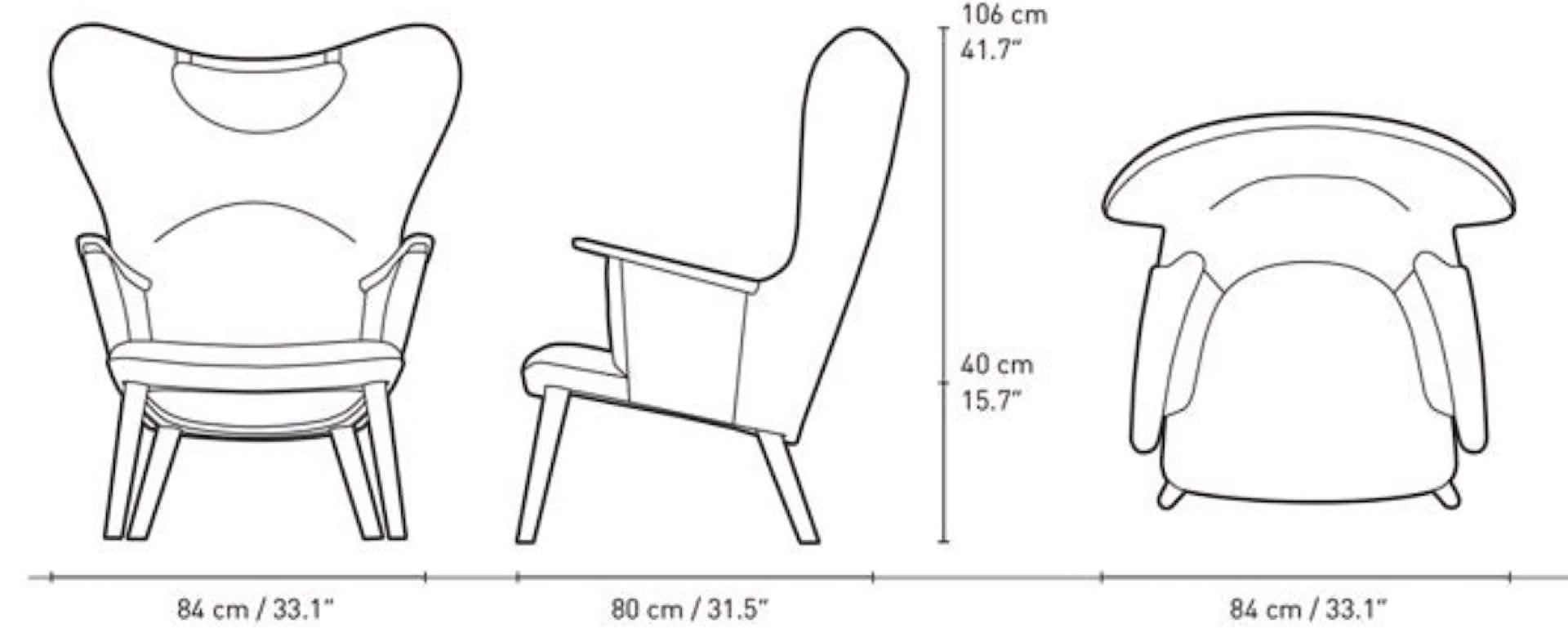 CH78 Mama Bear Chair  Carl Hansen & Søn  Hans Wegner, 1954