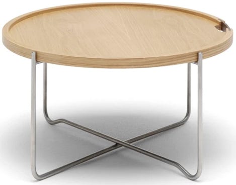 table plateau CH417 Hans Wegner, 1970 Carl Hansen & Søn