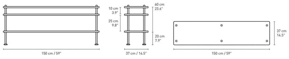 BM0253 Shalving System  Carl Hansen & Søn  Børge Mogensen, 1958