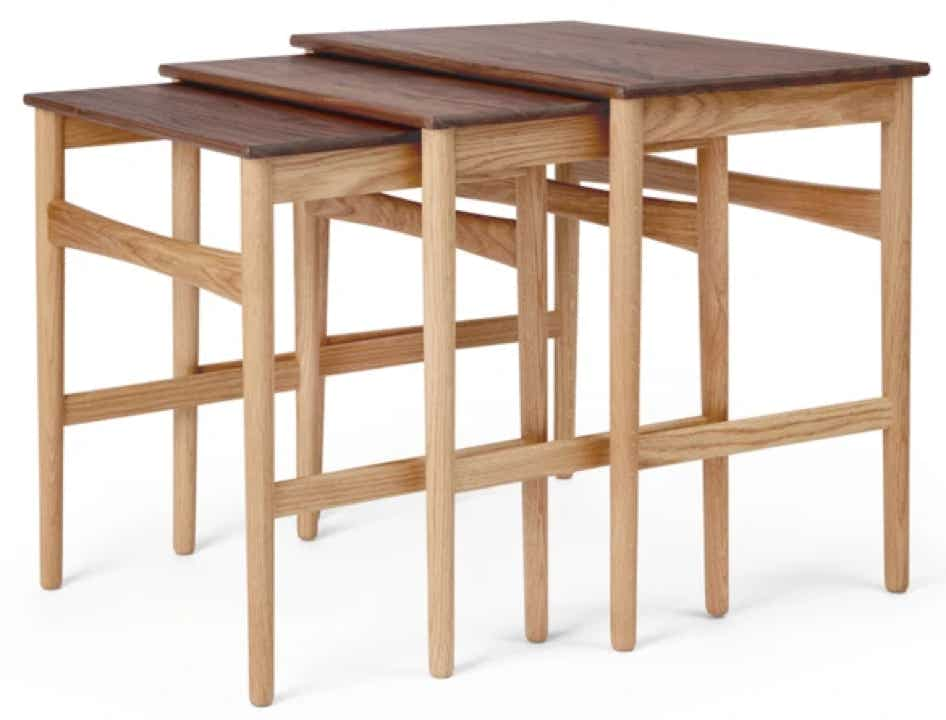 CH004 nesting tables – Carl Hansen & Søn – Hans J. Wegner, 1952