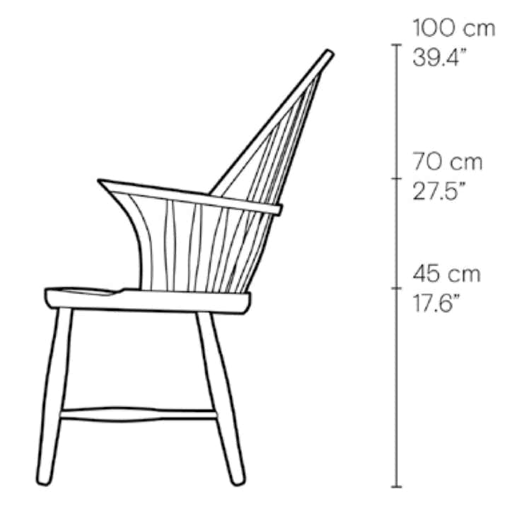 Chaise Windsor FH38   Carl Hansen & Søn  Frits Henningsen, 1938