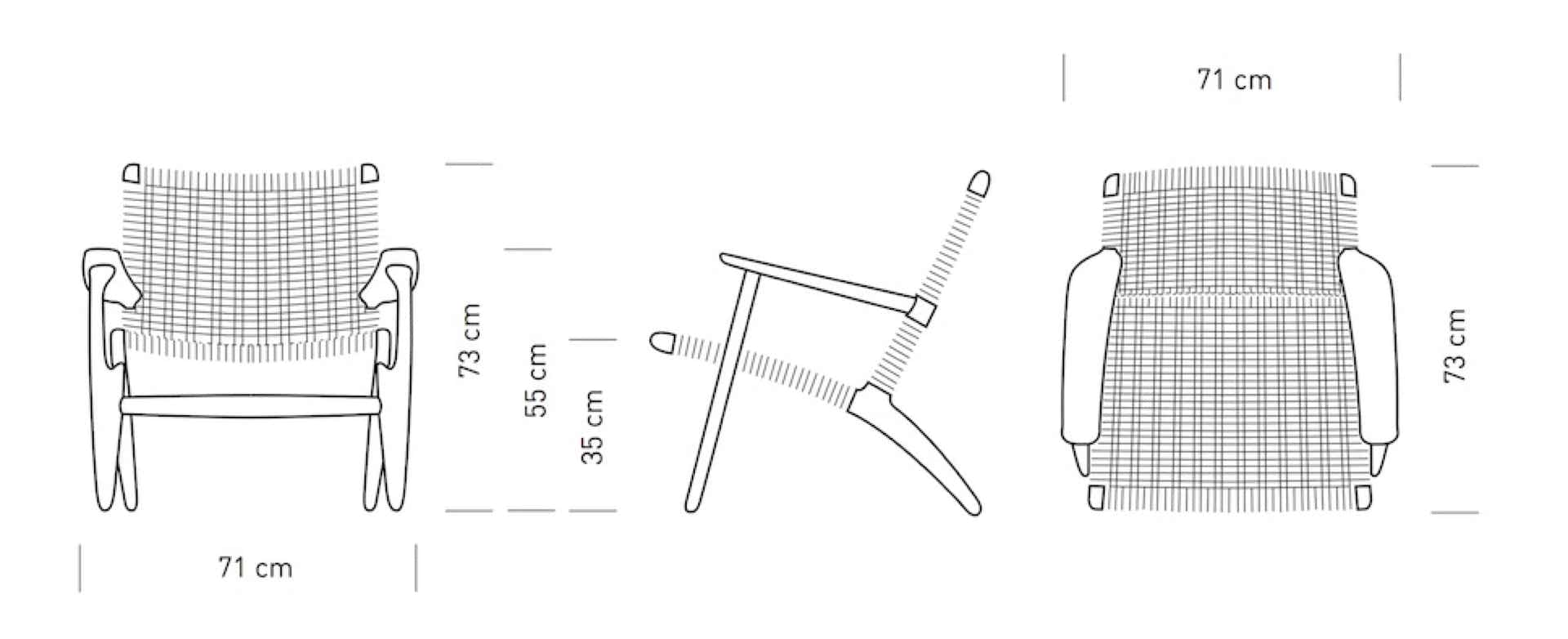 CH25 Chair  Carl Hansen & Søn  Hans Wegner, 1950