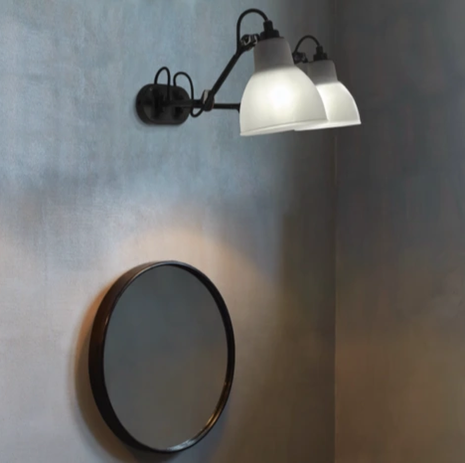 Gras n°204 Double Bathroom wall lamp