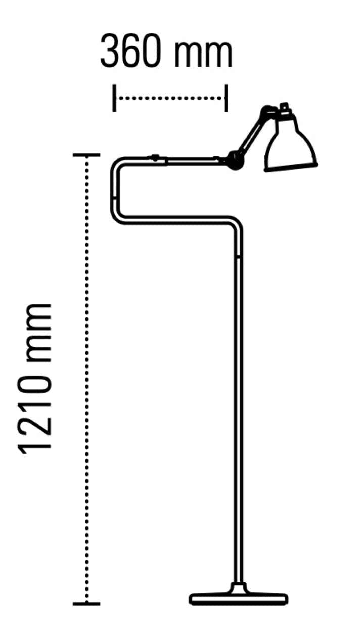 Lampadaire Gras n°411 Bernard-Albin Gras