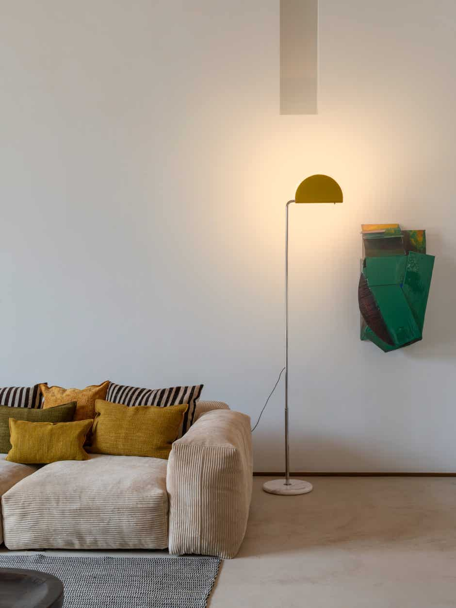 Mezzaluna Floor Lamp DCW Éditions – Bruno Gecchelin, 1975