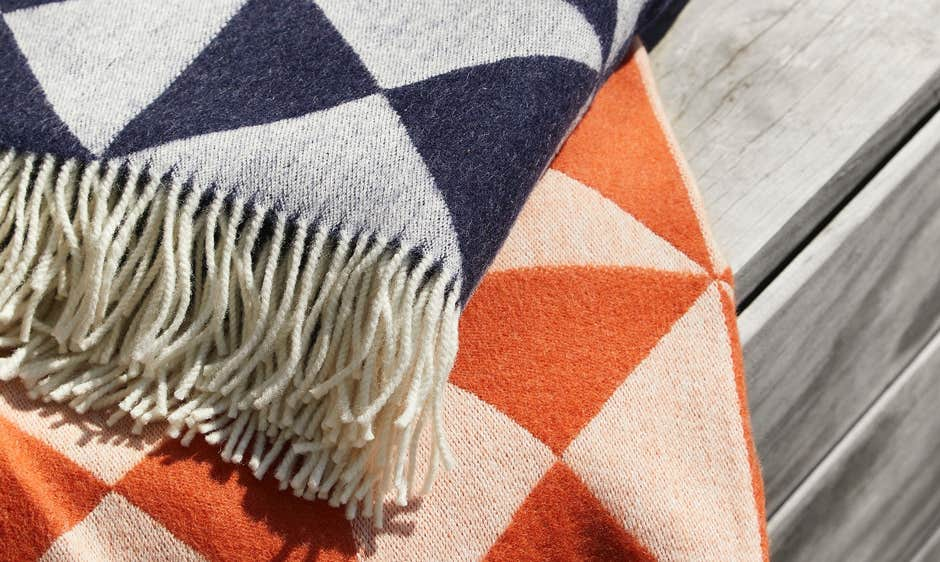 Scandinavian blankets and throws sale