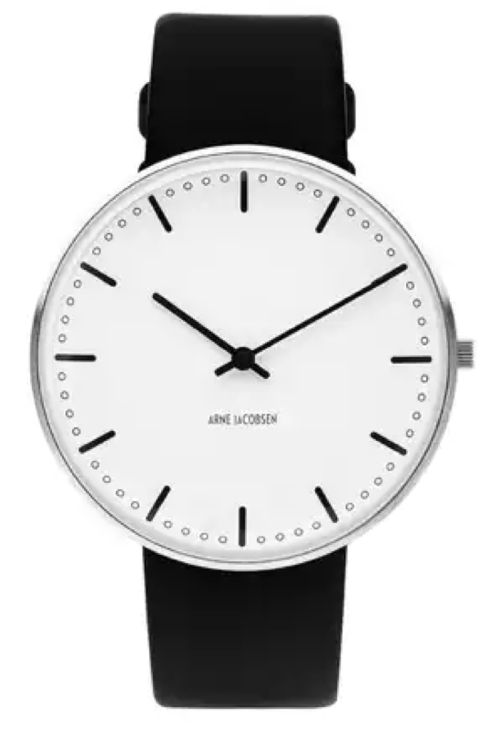 montres City Hall (hommes & femmes) design Arne Jacobsen, 1956 Copenhagen Watch Group