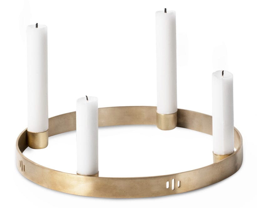 Circle candle holders & Dryp candles