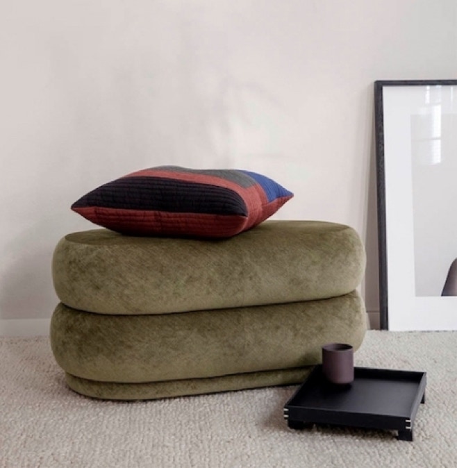 poufs Faded Velvet & Tonus