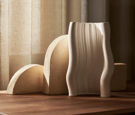 Vases Moire et Dedali Ferm Living