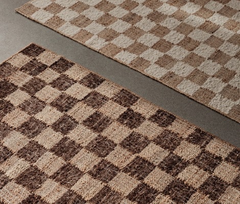 Check jute & wool rug – Ferm Living