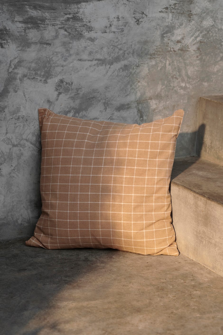 coussins et housses de coussin Brown Cotton 