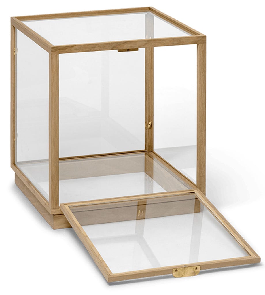 Miru glass display cases