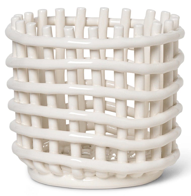  Ceramic baskets – Ferm Living