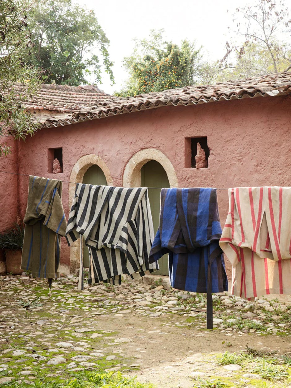 Field Robe and Alee towels