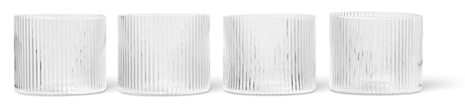 Ripple glassware