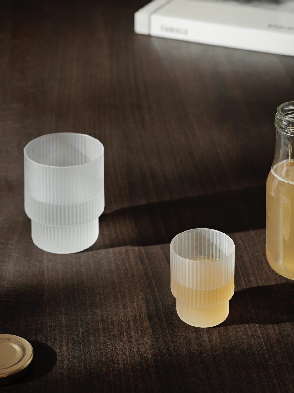 verres et carafe Ripple