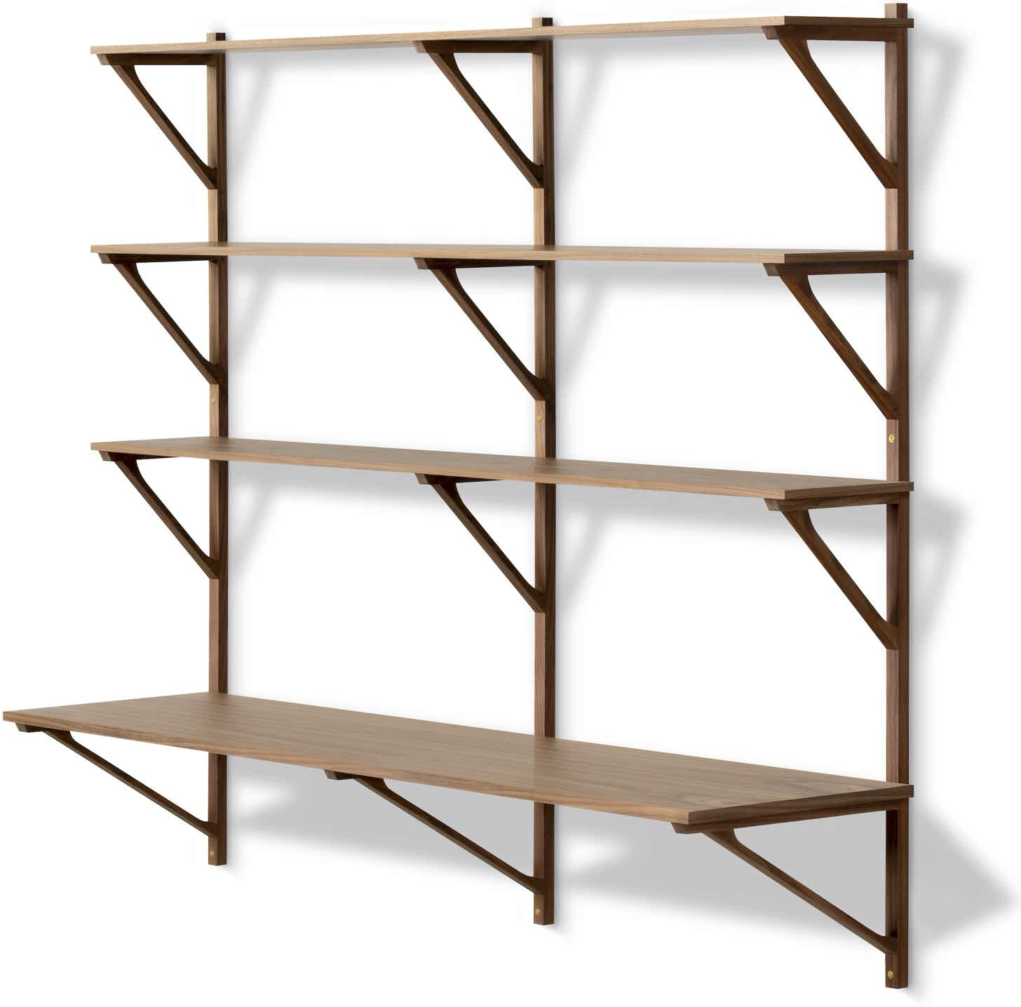 BM29 Shelves Borge Mogensen, 1956 – Model 2900 – 2 x (3 shelves + desk)