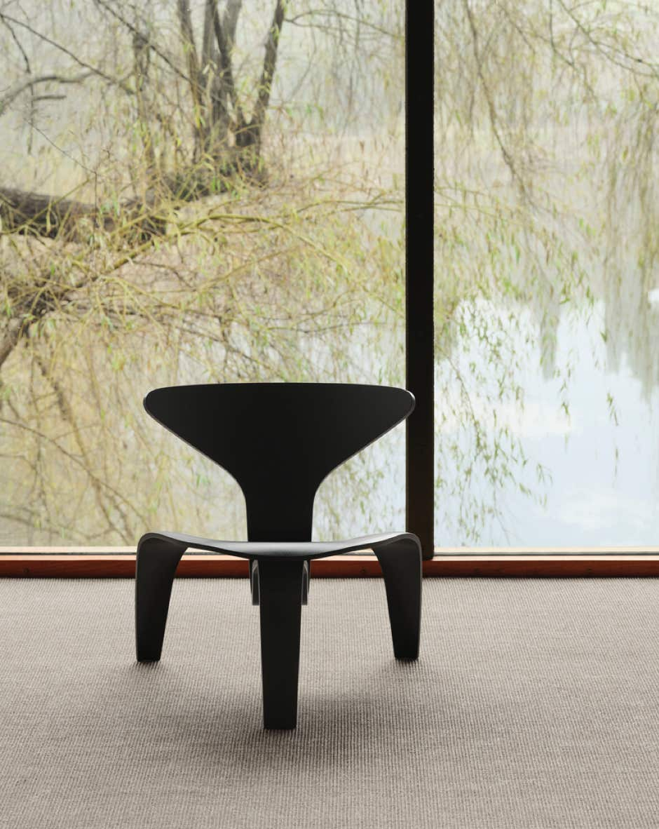 PK0A chair & PK60 table Fritz Hansen – Poul Kjærholm, 1952 