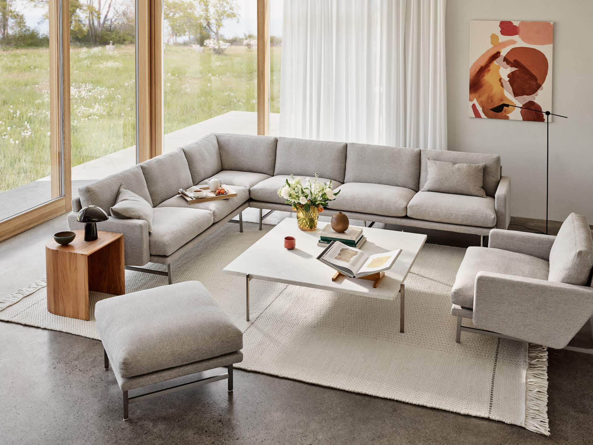 Lissoni sofa & chair Fritz Hansen – Piero Lissoni