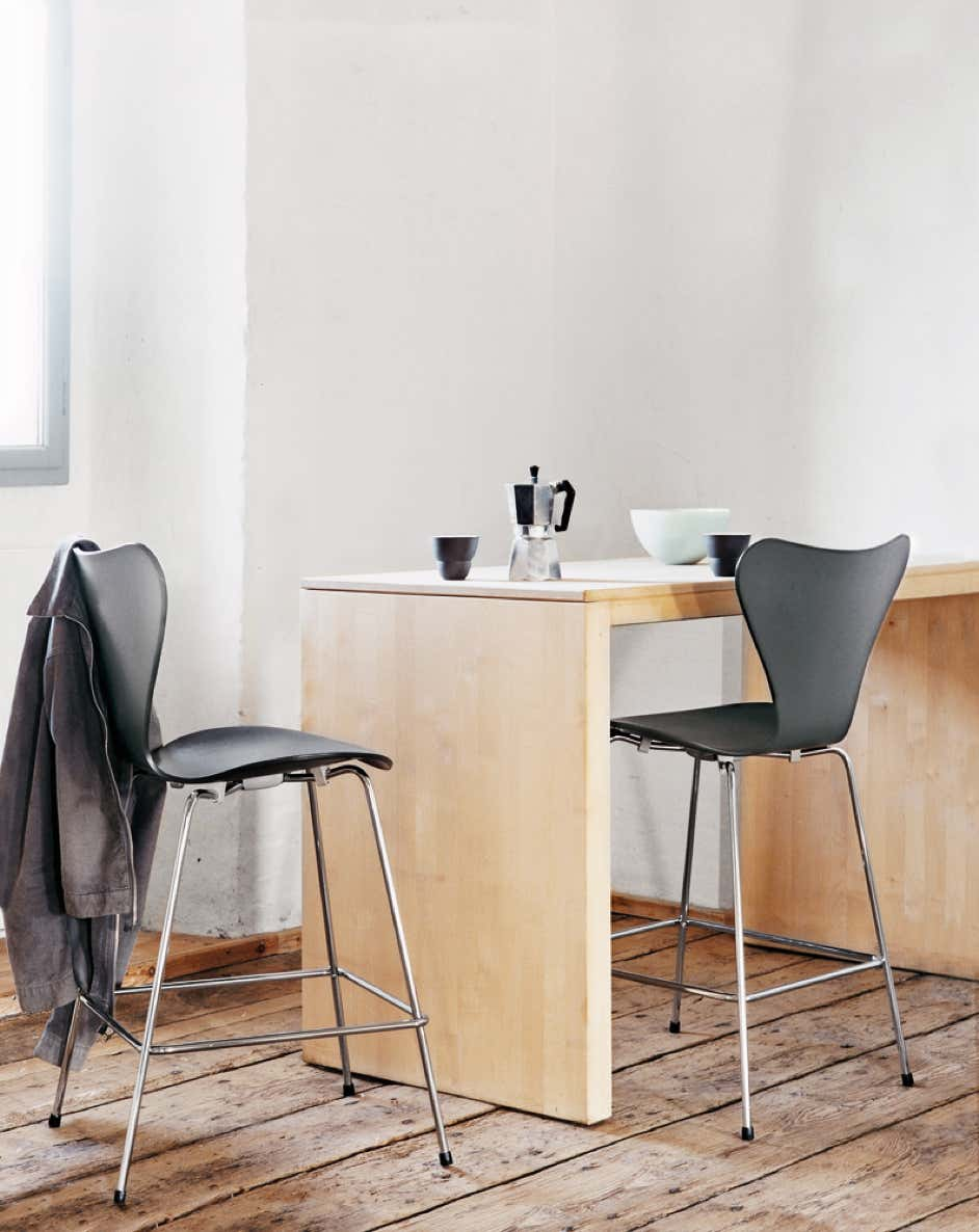 Tabouret de bar Série 7   Arne Jacobsen, 1955