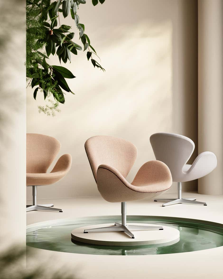 Fritz Hansen Choice Swan Chair by Arne Jacobsen 