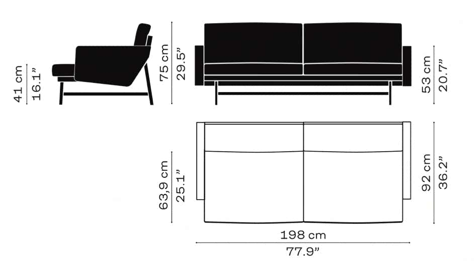 Canapé et Fauteuil Lissoni Fritz Hansen – Piero Lissoni