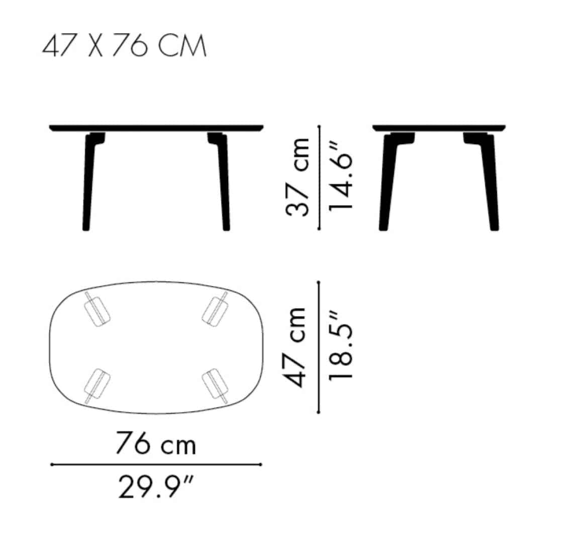 Join coffee table Fritz Hansen