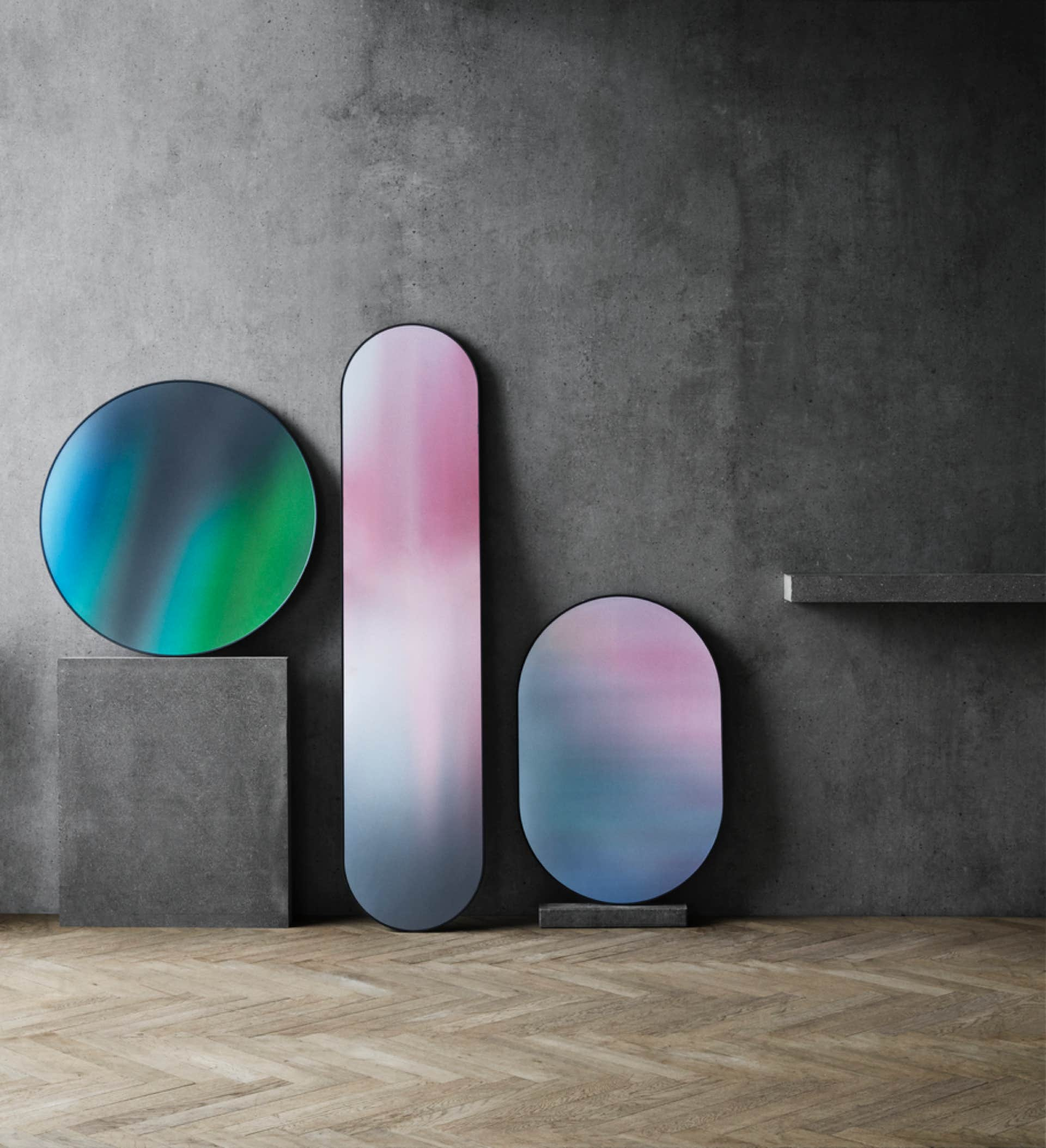 Iridescents mirrors Fritz Hansen – Studio Roso