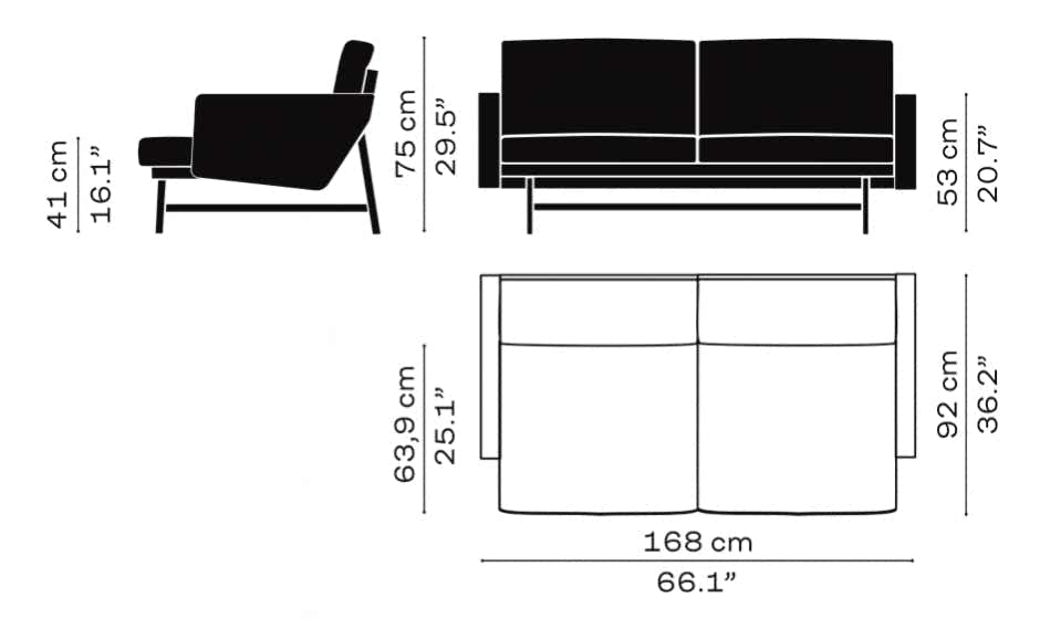 Lissoni sofa & chair Fritz Hansen – Piero Lissoni