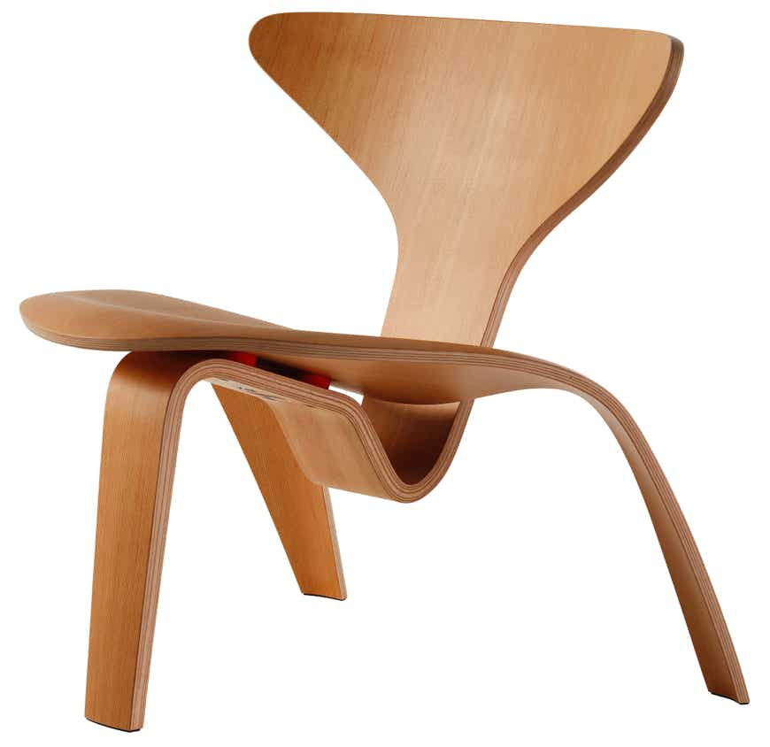 PK0A chair & PK60 table Fritz Hansen – Poul Kjærholm, 1952 