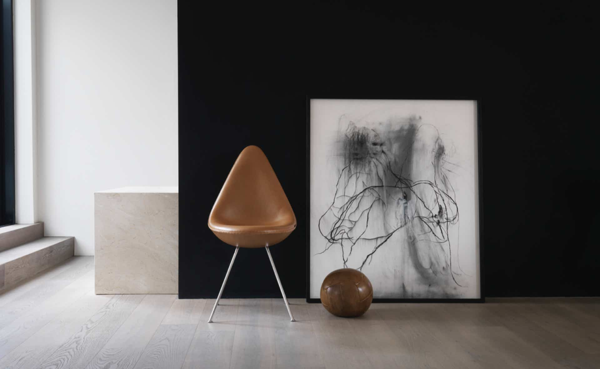 Drop chair  Fritz Hansen – Arne Jacobsen, 1958 