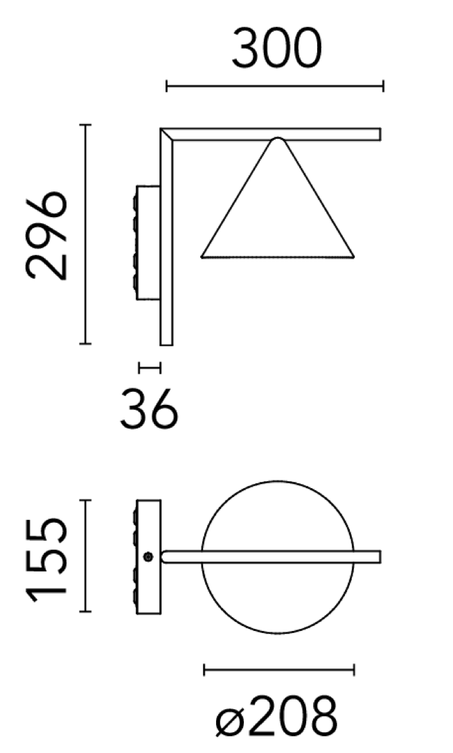 Captain Flint Outdoor  Lampadaire & Applique d’extérieur  Michael Anastassiades, 2019