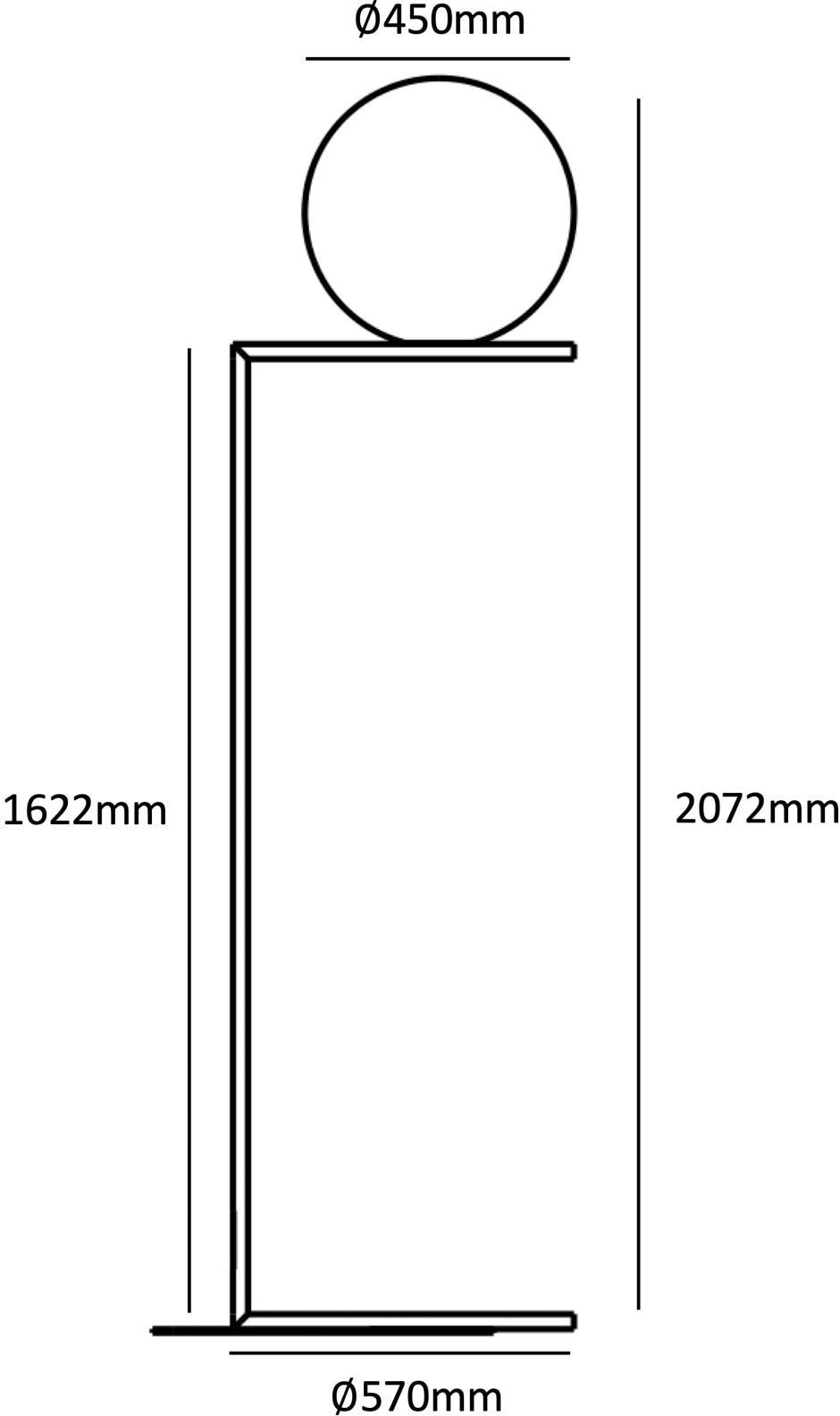 Lampadaire IC   Michael Anastassiades, 2014