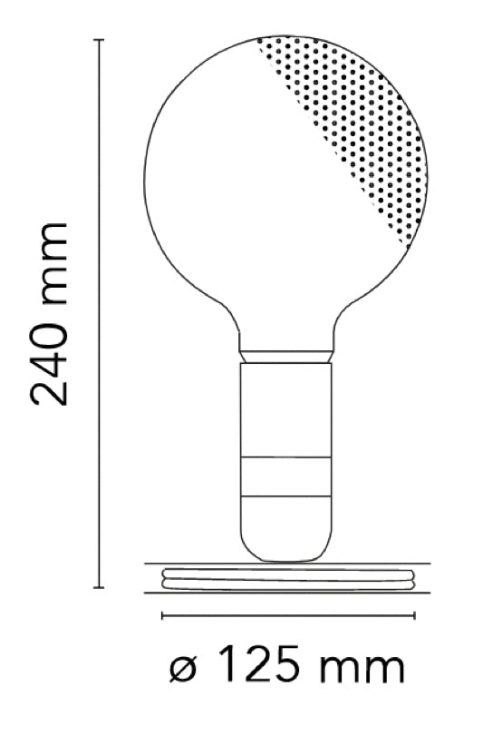 Lampadina Achille Castiglioni, 1972