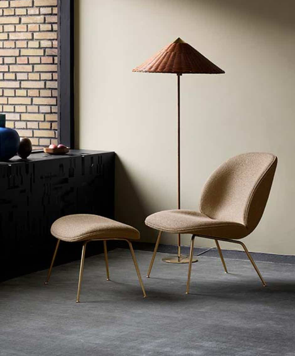 Beetle armchair tube legs GamFratesi, 2013